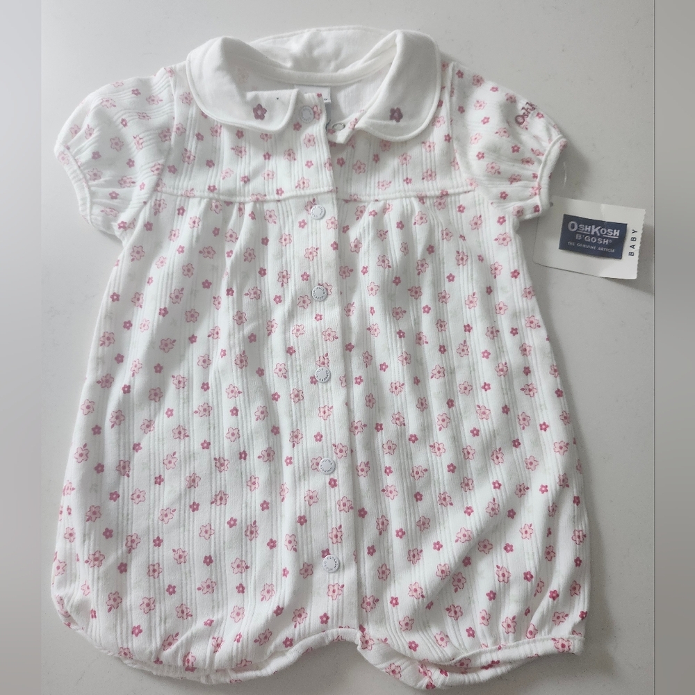 Vintage OshKosh B'gosh Baby Floral Romper